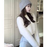 ショート丈シャギーニットレディース韓国風 | SUNSHINE CLOSET | 詳細画像10 