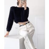 ショート丈シャギーニットレディース韓国風 | SUNSHINE CLOSET | 詳細画像4 