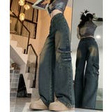 ウォッシュデニムカーゴパンツ レディース | SUNSHINE CLOSET | 詳細画像13 