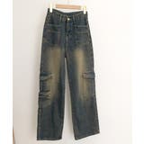 ウォッシュデニムカーゴパンツ レディース | SUNSHINE CLOSET | 詳細画像22 