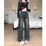 ウォッシュデニムカーゴパンツ レディース | SUNSHINE CLOSET | 詳細画像5 