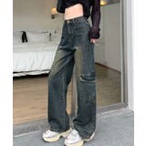 ウォッシュデニムカーゴパンツ レディース | SUNSHINE CLOSET | 詳細画像6 