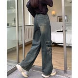 ウォッシュデニムカーゴパンツ レディース | SUNSHINE CLOSET | 詳細画像7 