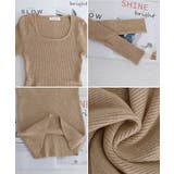 Uネックリブトップススクエアネックニット | SUNSHINE CLOSET | 詳細画像28