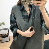 リブニットベスト レディース vネック | SUNSHINE CLOSET | 詳細画像11