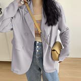 春夏ジャケット レディース 軽アウター黒 | ANGELCLOSET | 詳細画像11