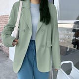 春夏ジャケット レディース 軽アウター黒 | ANGELCLOSET | 詳細画像14