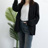 春夏ジャケット レディース 軽アウター黒 | ANGELCLOSET | 詳細画像15