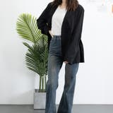 春夏ジャケット レディース 軽アウター黒 | ANGELCLOSET | 詳細画像18