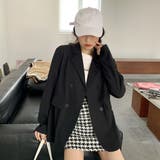 春夏ジャケット レディース 軽アウター黒 | ANGELCLOSET | 詳細画像3