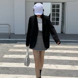 春夏ジャケット レディース 軽アウター黒 | ANGELCLOSET | 詳細画像4