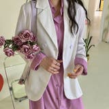 春夏ジャケット レディース 軽アウター黒 | ANGELCLOSET | 詳細画像5