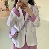 春夏ジャケット レディース 軽アウター黒 | ANGELCLOSET | 詳細画像6