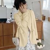 春夏ジャケット レディース 軽アウター黒 | ANGELCLOSET | 詳細画像7