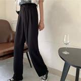 セミワイドパンツ レディース スラックス | SUNSHINE CLOSET | 詳細画像1