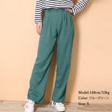 セミワイドパンツ レディース スラックス | SUNSHINE CLOSET | 詳細画像14