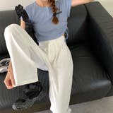 セミワイドパンツ レディース スラックス | SUNSHINE CLOSET | 詳細画像9