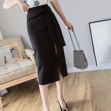 タイトスカート 膝丈 ウエストリボン韓国 | SUNSHINE CLOSET | 詳細画像1 