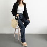 ハイウエスト デニム ワイドパンツ 韓国 | SUNSHINE CLOSET | 詳細画像26