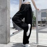 ハイウエスト デニム ワイドパンツ 韓国 | SUNSHINE CLOSET | 詳細画像9