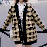 ニット カーディガン チェック柄 | SUNSHINE CLOSET | 詳細画像14 