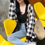 ニット カーディガン チェック柄 | SUNSHINE CLOSET | 詳細画像9 