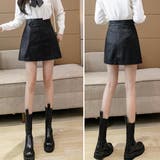 PUレザー ミニスカート ハイウエスト | SUNSHINE CLOSET | 詳細画像7 