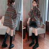 チェック柄 チェスターコート レディース | SUNSHINE CLOSET | 詳細画像10 