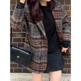 チェック柄 チェスターコート レディース | SUNSHINE CLOSET | 詳細画像13 