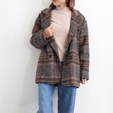 チェック柄 チェスターコート レディース | SUNSHINE CLOSET | 詳細画像19 