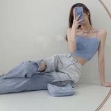 ダメージ デニムパンツ ハイウエスト韓国 | SUNSHINE CLOSET | 詳細画像10 