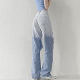 ダメージ デニムパンツ ハイウエスト韓国 | SUNSHINE CLOSET | 詳細画像6 