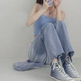 ダメージ デニムパンツ ハイウエスト韓国 | SUNSHINE CLOSET | 詳細画像7 