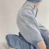 ダメージ デニムパンツ ハイウエスト韓国 | SUNSHINE CLOSET | 詳細画像9 