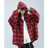 チェック柄フーデッドシャツレディース秋冬 | SUNSHINE CLOSET | 詳細画像12