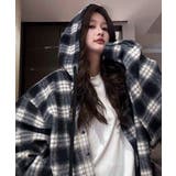 チェック柄フーデッドシャツレディース秋冬 | SUNSHINE CLOSET | 詳細画像20