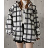 チェック柄フーデッドシャツレディース秋冬 | SUNSHINE CLOSET | 詳細画像23