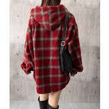 チェック柄フーデッドシャツレディース秋冬 | SUNSHINE CLOSET | 詳細画像28