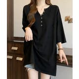 レディース オーバーサイズカットソー 体型カバーロングTシャツ | SUNSHINE CLOSET | 詳細画像10 