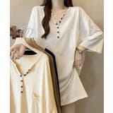 レディース オーバーサイズカットソー 体型カバーロングTシャツ | SUNSHINE CLOSET | 詳細画像11 