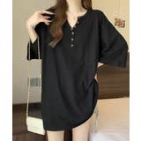 レディース オーバーサイズカットソー 体型カバーロングTシャツ | SUNSHINE CLOSET | 詳細画像6 