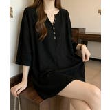 レディース オーバーサイズカットソー 体型カバーロングTシャツ | SUNSHINE CLOSET | 詳細画像7 