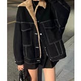 裏ファーデニムジャケットステッチブルゾン | SUNSHINE CLOSET | 詳細画像2 