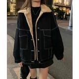 裏ファーデニムジャケットステッチブルゾン | SUNSHINE CLOSET | 詳細画像3 