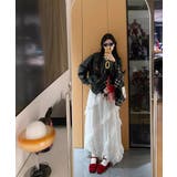 ティアードロングスカート白レーススカート | ANGELCLOSET | 詳細画像15