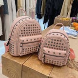 薄ピンク | スタッズ リュックサック 女子 | SUNSHINE CLOSET