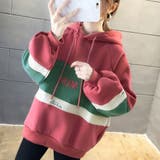 スイカレッド | 裏起毛 レディース パーカー | SUNSHINE CLOSET