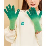 グラデーションニット手袋 スマホ対応手袋 | SUNSHINE CLOSET | 詳細画像1 