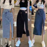 デニムスカート ウエストレイヤード風美脚 | SUNSHINE CLOSET | 詳細画像2 