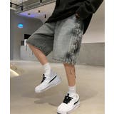 韓国風男女兼用ハーフパンツストリート ワイド短パン ルーズデニムショーツ膝丈Y2… | SUNSHINE CLOSET | 詳細画像17 